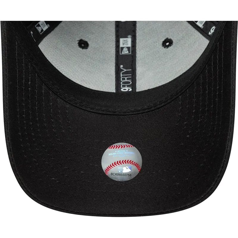 lippikset-kaareva-musta-saadettava-nauha-lapsille-9forty-fruit-icon-new-york-yankees-mlb-new-era