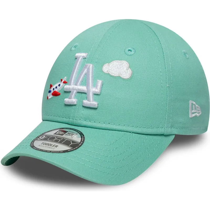 lippikset-kaareva-vihrea-saadettava-nauha-lapsille-9forty-plane-icon-new-york-yankees-mlb-new-era