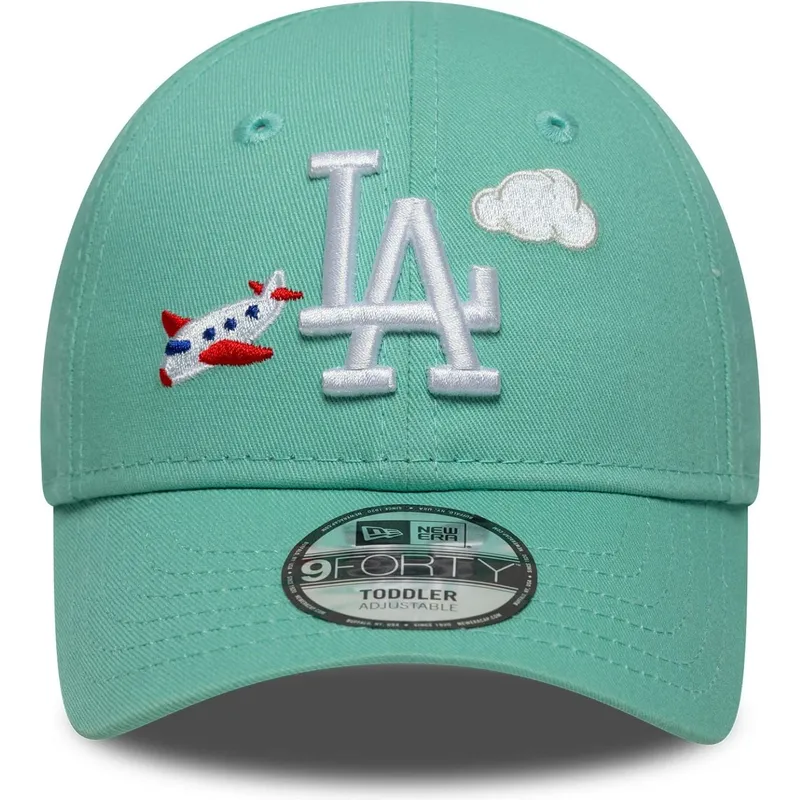 lippikset-kaareva-vihrea-saadettava-nauha-lapsille-9forty-plane-icon-new-york-yankees-mlb-new-era