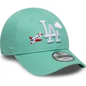 lippikset-kaareva-vihrea-saadettava-nauha-lapsille-9forty-plane-icon-new-york-yankees-mlb-new-era
