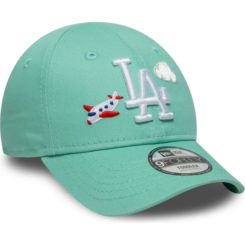 lippikset-kaareva-vihrea-saadettava-nauha-lapsille-9forty-plane-icon-new-york-yankees-mlb-new-era