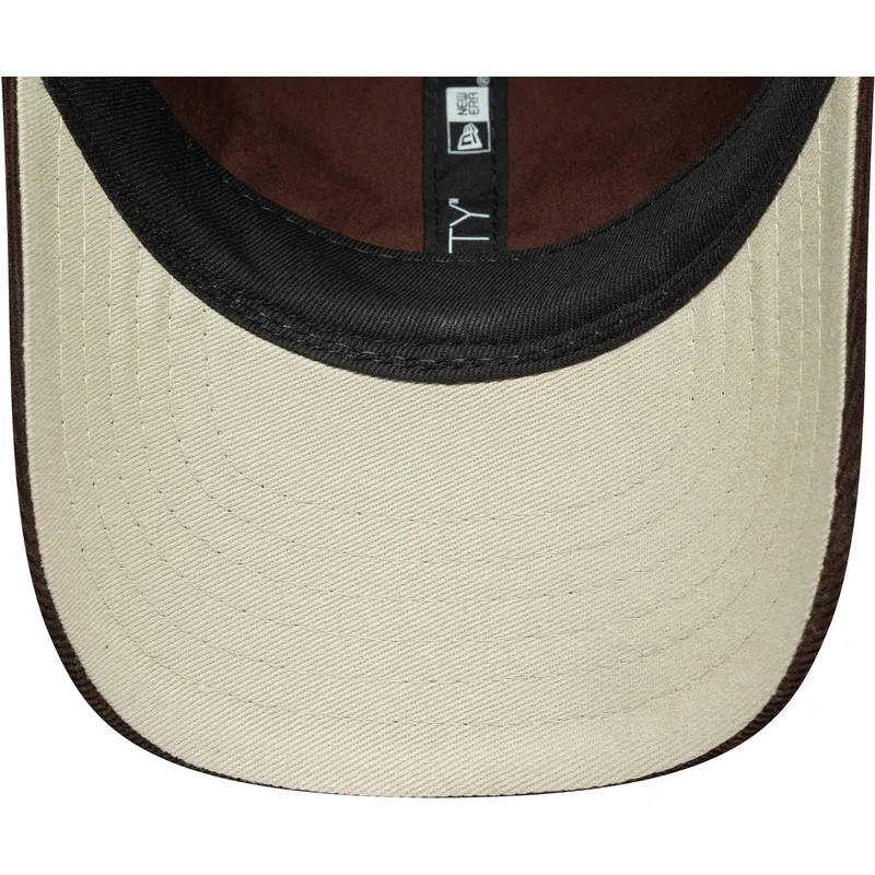 new-era-curved-brim-toddler-9forty-cord-ears-brown-adjustable-cap
