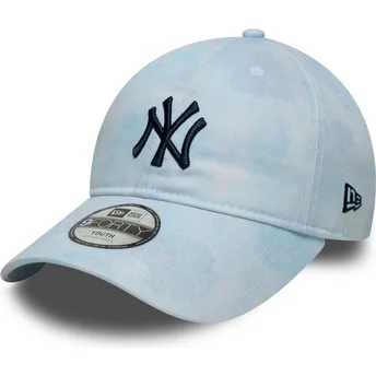 Cap kaareva blue adjustable strap lapsille 9TWENTY Tie Dye New York Yankees MLB New Era