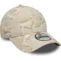 lippikset-kaareva-beige-saadettava-nauha-9twenty-img-floral-new-york-yankees-mlb-new-era
