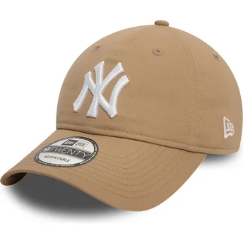 Lippikset kaareva ruskea säädettävä nauha 9TWENTY League Essential New York Yankees MLB New Era