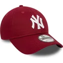 lippikset-kaareva-punainen-saadettava-nauha-9twenty-league-essential-new-york-yankees-mlb-new-era