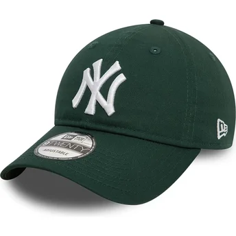 Cap kaareva green adjustable strap 9TWENTY League Essential New York Yankees MLB New Era