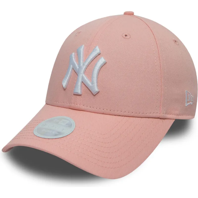 lippikset-kaareva-vaaleanpunainen-saadettava-nauha-9forty-league-essential-new-york-yankees-mlb-new-era lippikset-kaareva-vaaleanpunainen-saadettava-nauha-9forty-league-essential-new-york-yankees-mlb-new-era