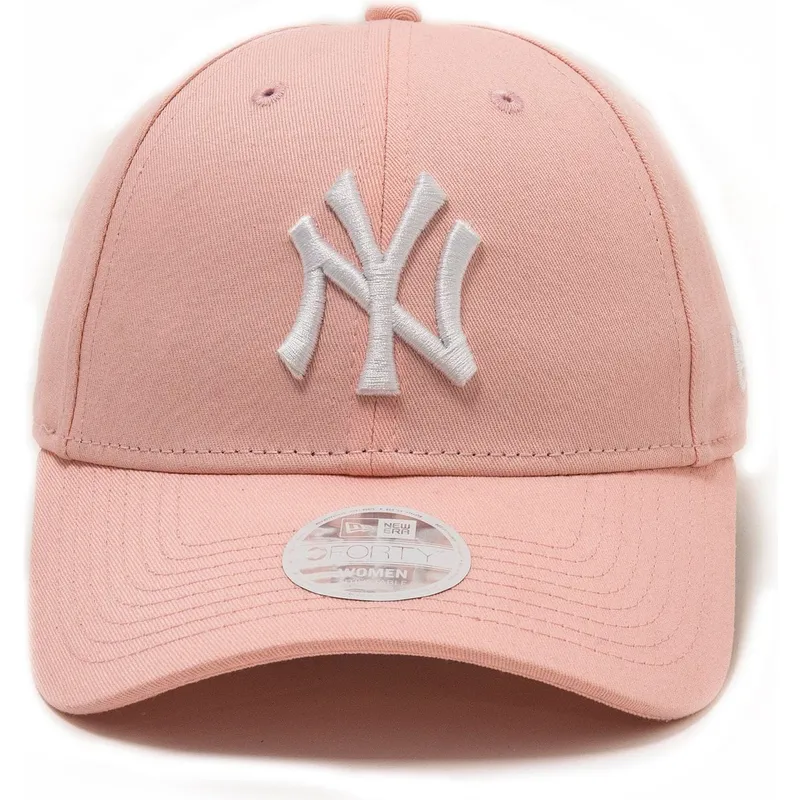 lippikset-kaareva-vaaleanpunainen-saadettava-nauha-9forty-league-essential-new-york-yankees-mlb-new-era lippikset-kaareva-vaaleanpunainen-saadettava-nauha-9forty-league-essential-new-york-yankees-mlb-new-era