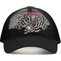 lippikset-kaareva-rekka-musta-snapback-1971-soaring-eagle-full-mesh-ed-hardy