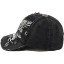 lippikset-kaareva-musta-saadettava-nauha-brave-hearts-ed-hardy