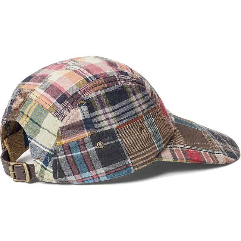 lippikset-kaareva-monivarinen-saadettava-nauha-patchwork-madras-polo-ralph-lauren lippikset-kaareva-monivarinen-saadettava-nauha-patchwork-madras-polo-ralph-lauren