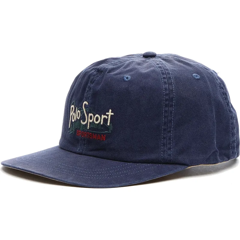 lippikset-kaareva-laivastonsininen-saadettava-nauha-classic-sport-twill-woven-polo-ralph-lauren