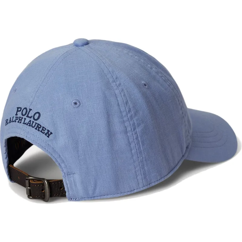 lippikset-kaareva-sininen-saadettava-nauha-classic-sport-twill-bear-polo-ralph-lauren