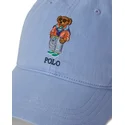 lippikset-kaareva-sininen-saadettava-nauha-classic-sport-twill-bear-polo-ralph-lauren