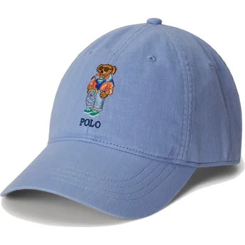 Lippikset kaareva sininen säädettävä nauha Polo Ralph Lauren