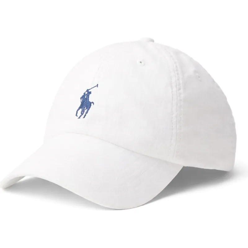 lippikset-kaareva-valkoinen-saadettava-nauha-linen-polo-ralph-lauren lippikset-kaareva-valkoinen-saadettava-nauha-linen-polo-ralph-lauren