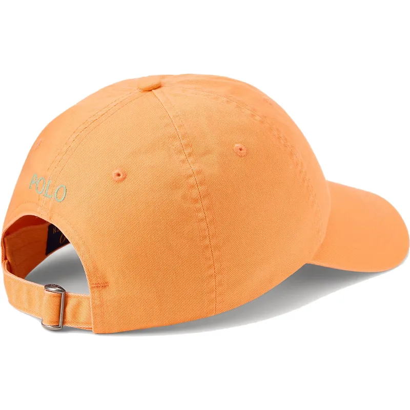 cap-kaareva-orange-adjustable-strap-polo-ralph-lauren