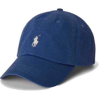 Lippikset kaareva laivastonsininen säädettävä nauha Cotton Chino Classic Sport Polo Ralph Lauren