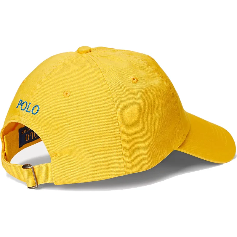cap-kaareva-yellow-adjustable-strap-polo-ralph-lauren