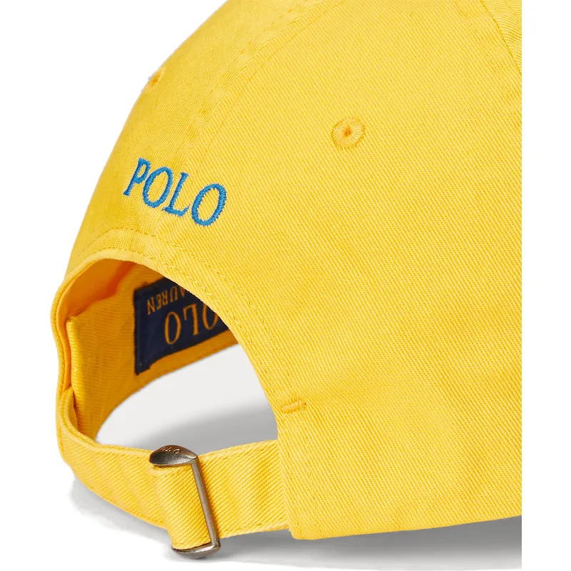 cap-kaareva-yellow-adjustable-strap-polo-ralph-lauren