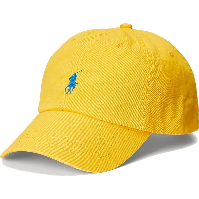 cap-kaareva-yellow-adjustable-strap-polo-ralph-lauren