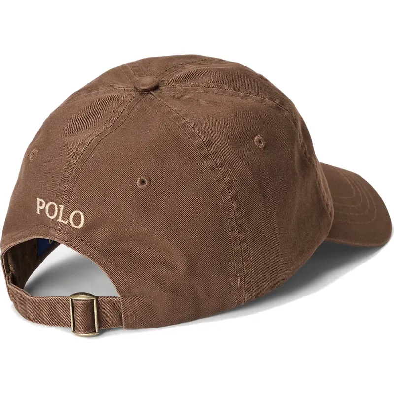 lippikset-kaareva-ruskea-saadettava-nauha-cotton-chino-classic-sport-polo-ralph-lauren lippikset-kaareva-ruskea-saadettava-nauha-cotton-chino-classic-sport-polo-ralph-lauren
