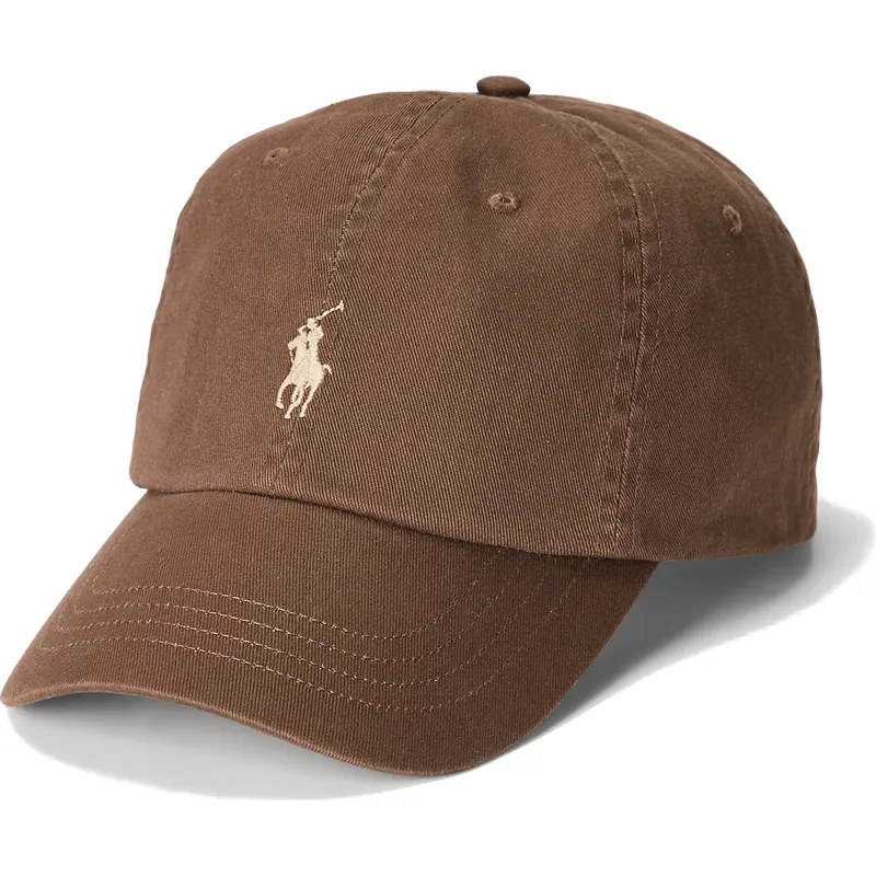 polo-ralph-lauren-curved-brim-cotton-chino-classic-sport-dark-brown-adjustable-cap