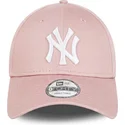 cap-kaareva-pink-adjustable-strap-claro-9forty-league-essential-new-york-yankees-mlb-new-era
