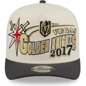 lippikset-kaareva-beige-snapback-9fifty-a-frame-classic-vegas-golden-knights-nhl-new-era