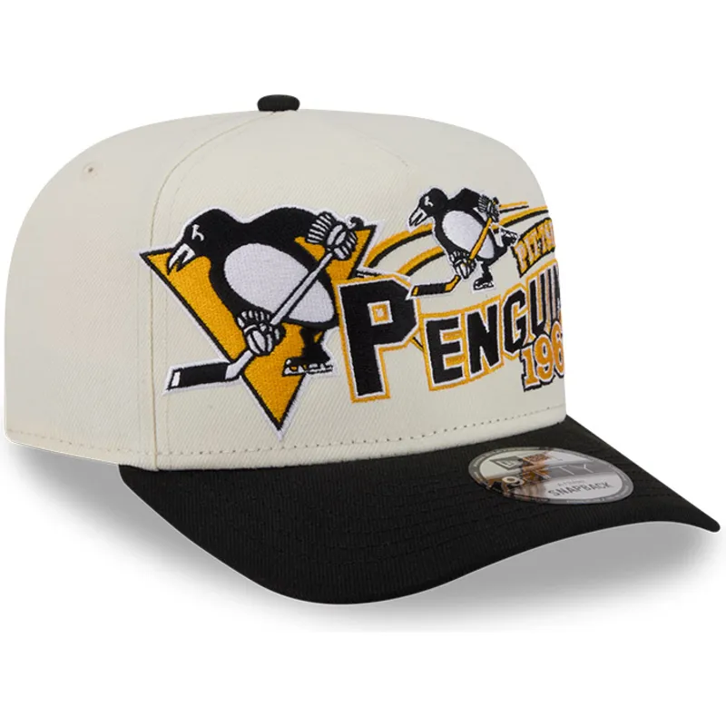 lippikset-kaareva-beige-snapback-9fifty-a-frame-classic-pittsburgh-penguins-nhl-new-era