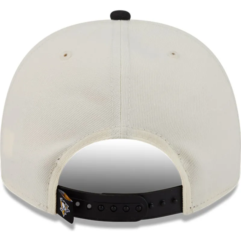 lippikset-kaareva-beige-snapback-9fifty-a-frame-classic-pittsburgh-penguins-nhl-new-era