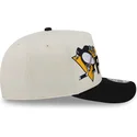 new-era-curved-brim-9fifty-a-frame-classic-pittsburgh-penguins-nhl-beige-snapback-cap