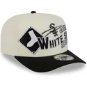 lippikset-kaareva-beige-snapback-9fifty-a-frame-classic-chicago-white-sox-mlb-new-era