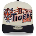 lippikset-kaareva-beige-snapback-9fifty-a-frame-classic-detroit-tigers-mlb-new-era