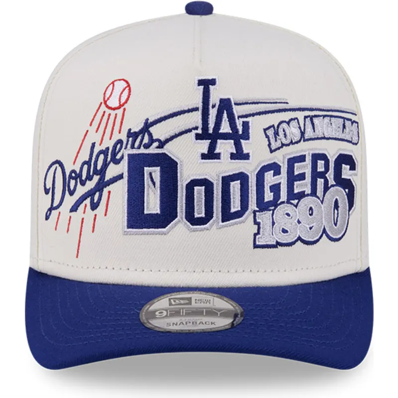 lippikset-kaareva-beige-snapback-9fifty-a-frame-classic-los-angeles-dodgers-mlb-new-era