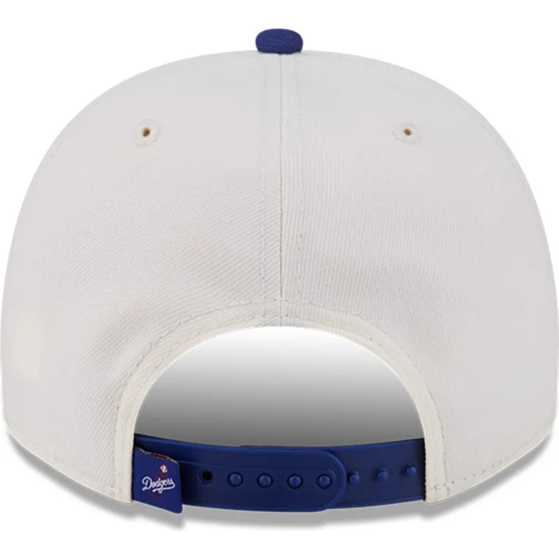 lippikset-kaareva-beige-snapback-9fifty-a-frame-classic-los-angeles-dodgers-mlb-new-era