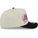 lippikset-kaareva-beige-snapback-9fifty-a-frame-classic-new-york-yankees-mlb-new-era