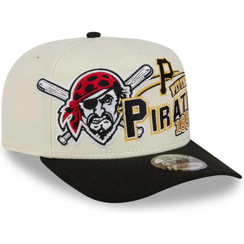 lippikset-kaareva-beige-snapback-9fifty-a-frame-classic-pittsburgh-pirates-mlb-new-era