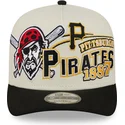 lippikset-kaareva-beige-snapback-9fifty-a-frame-classic-pittsburgh-pirates-mlb-new-era
