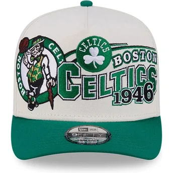 Cap kaareva beige snapback 9FIFTY A Frame Classic Boston Celtics NBA New Era