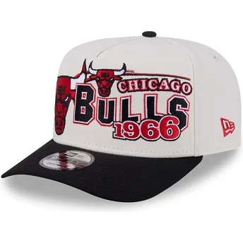 Cap kaareva beige snapback 9FIFTY A Frame Classic Chicago Bulls NBA New Era