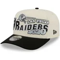 lippikset-kaareva-beige-snapback-9fifty-a-frame-classic-las-vegas-raiders-nfl-new-era