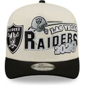 lippikset-kaareva-beige-snapback-9fifty-a-frame-classic-las-vegas-raiders-nfl-new-era