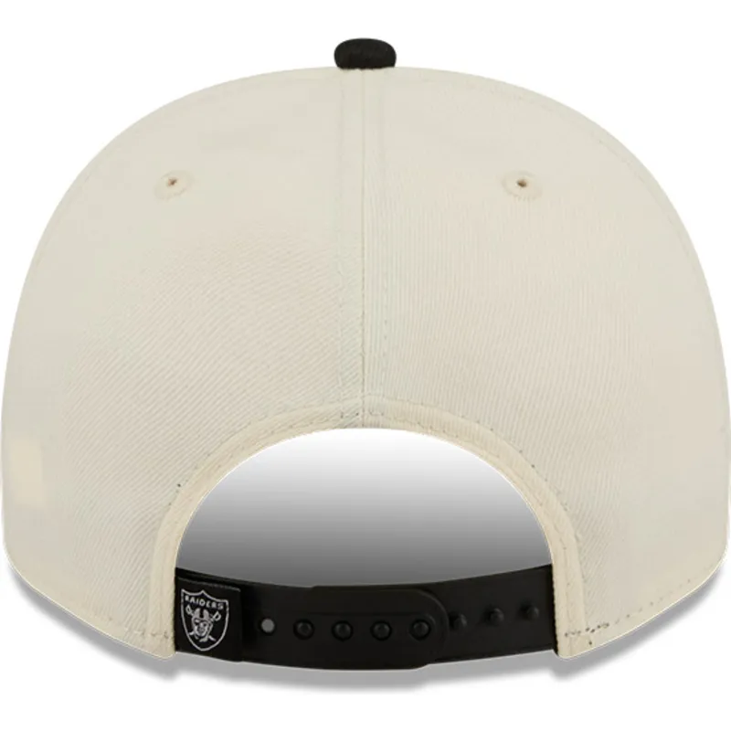 lippikset-kaareva-beige-snapback-9fifty-a-frame-classic-las-vegas-raiders-nfl-new-era