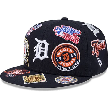 Lippikset litteä laivastonsininen istuva 59FIFTY All Over Detroit Tigers MLB New Era