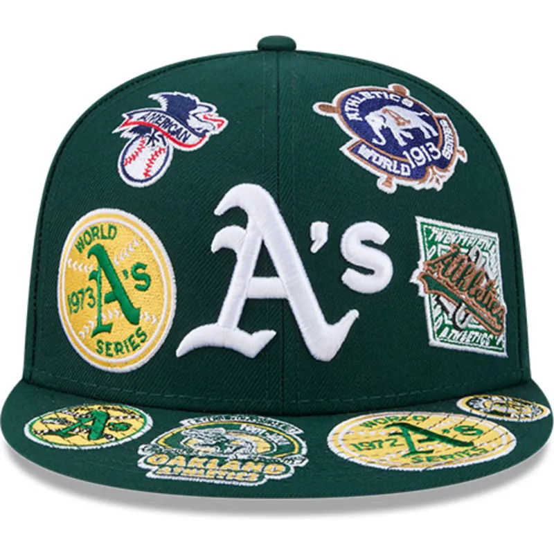 new-era-flat-brim-59fifty-all-over-oakland-athletics-mlb-green-fitted-cap