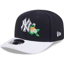 lippikset-kaareva-laivastonsininen-snapback-9seventy-stretch-snap-flower-new-york-yankees-mlb-new-era