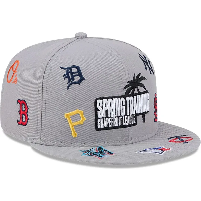 lippikset-littea-harmaa-snapback-9fifty-scattered-grapefruit-league-mlb-new-era