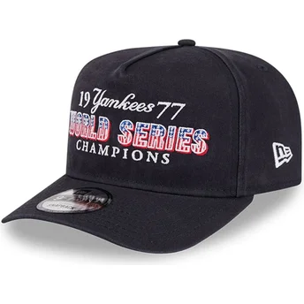 Lippikset litteä laivastonsininen snapback 9FIFTY A Frame Historic New York Yankees MLB New Era